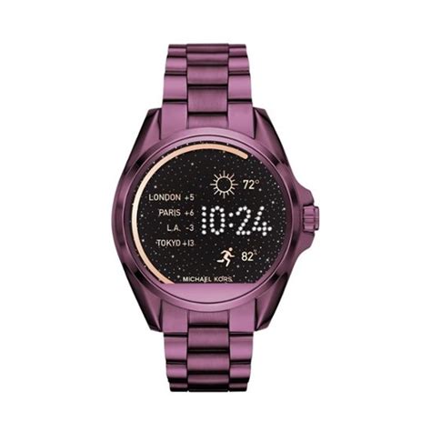 michael kors bradshaw watch purple|Michael Kors Watch bradshaw smartwatch.